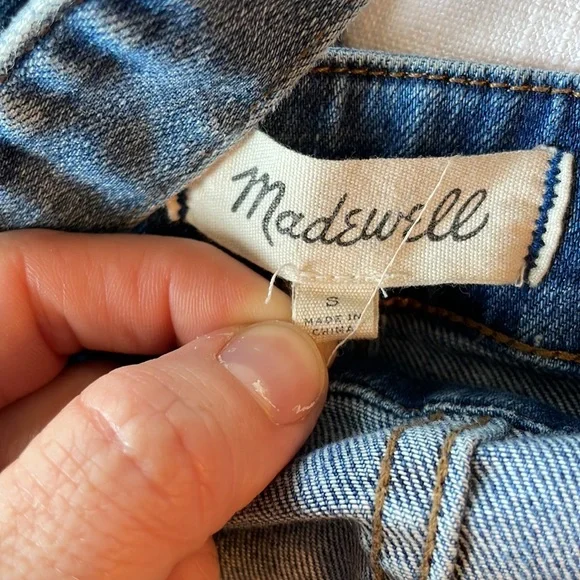 Madewell Blue Denim Overalls - Picture 5 of 7